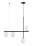 Silia lampa wisząca 4xG9 czarna/biała 33691