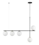 Silia lampa wisząca 5xG9 czarna/biała 33694
