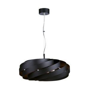 Vento lampa wisząca 4xE27 czarna 1133