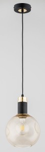 Adel lampa wisząca 1xE27 czarna/złota 61271