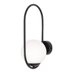 Parva kinkiet 1xE14 czarny/biały K-5105