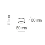 Top lampa sufitowa 1xGX53 czarna 6241