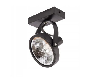 Leon lampa sufitowa (spot) 1xGU10 AR111 czarna