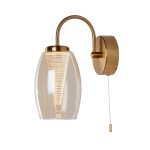 Cyclone kinkiet 1xLED/6W brązowy/bursztynowy 7292-1CP