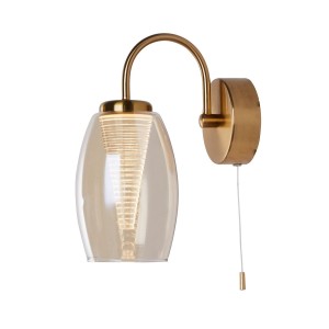 Cyclone kinkiet 1xLED/6W brązowy/bursztynowy 7292-1CP