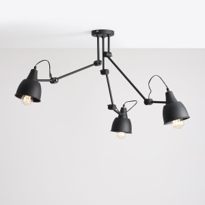 Aida lampa sufitowa 3-punktowa czarna 842PL_E