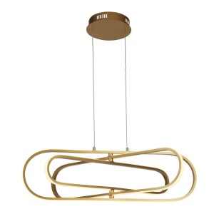 Clip lampa wisząca 3xLED/53W złota 61775GO