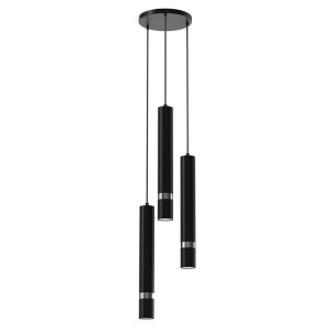 Joker lampa wisząca 3-punktowa czarna MLP8916