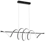 Twist lampa wisząca 2xLED/90W czarna ML8608