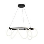 Balbo lampa wisząca 1xLED/58W czarna 20006PL-BK