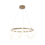 Balbo lampa wisząca 1xLED/58W złota 20006PL-GD