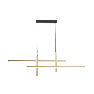 Edge lampa wisząca 4xLED/42W czarna/złota 22008P-BK/GD