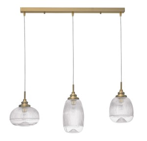 Ahigal lampa wisząca 3xE14 złota LE41847