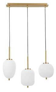 Pilar lampa wisząca 3xE14 złota LE41760