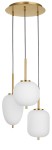 Pilar lampa wisząca 3xE14 złota LE41761