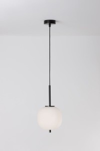 Marc L D18,5 lampa wisząca 1xE14 czarna LE42721