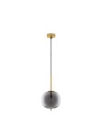 Pilar L D18,5 lampa wisząca 1xE14 złota/czarna LE43664