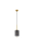 Pilar L D16,5 lampa wisząca 1xE14 złota/czarna LE43665
