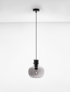 Padre lampa wisząca 1xE27 czarna LE42629