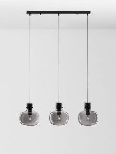 Padre lampa wisząca 3xE27 czarna LE42630