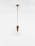 Padre lampa wisząca 1xE27 złota LE42633