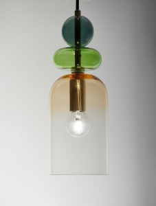 Balam lampa wisząca 1xE14 złota LE43398