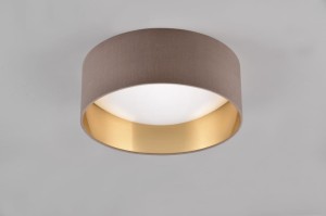 Locarno plafon 1xLED/12W szary R64191141