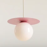 Loop Baby Pink M lampa wisząca 1xE27