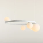 Garda lampa wisząca 5-punktowa biała 1099F_R