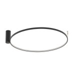 Circolo D60 lampa sufitowa 1xLED/21W/4000K czarna 10865