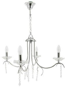 Walencja żyrandol 4-punktowy chrom 1870/4 8C