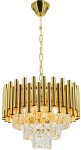Bari lampa wisząca 4xE27 złota 6230/4 TR