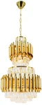 Wersal lampa wisząca 6xE27 złota 6231/6 TR