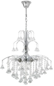 Monte Carlo żyrandol 6-punktowy chrom 6246/6 8C