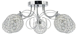 Wenus lampa sufitowa 5-punktowa chrom/kryształ 8965/5 8C