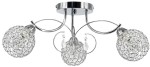 Wenus lampa sufitowa 3-punktowa chrom/kryształ 8965/3 8C