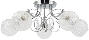 Wenus lampa sufitowa 5-punktowa chrom 8964/5 8C