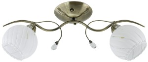Sting lampa sufitowa 2-punktowa mosiądz 8758/2 21QG