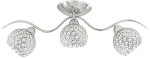 Mewa lampa sufitowa 3-punktowa chrom/kryształ  8707/3 8C