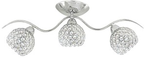 Mewa lampa sufitowa 3-punktowa chrom/kryształ  8707/3 8C