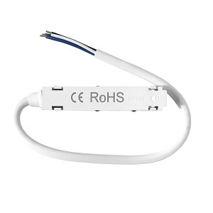 Końcówka do zasilania szyn magnetycznych biała