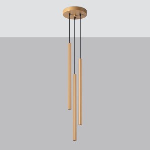 Pastelo lampa wisząca 3xG9 złota SL.1172
