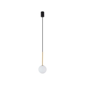 Karo lampa wisząca 1xG9 czarna/złota 10305