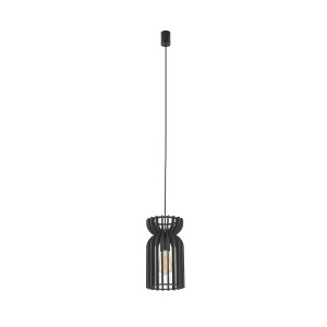 Kymi B lampa wisząca 1xE27 czarna 10574