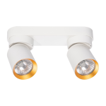 Andy lampa sufitowa (spot) 2xGU10 biała/złota ML9934