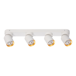 Andy lampa sufitowa (spot) 4xGU10 biała/złota ML9938
