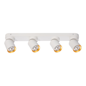 Andy lampa sufitowa (spot) 4xGU10 biała/złota ML9938