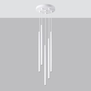 Pastelo lampa wisząca 5xG9 biała SL.1175