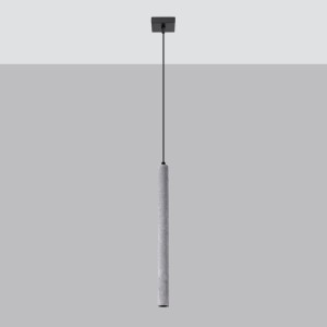 Pastelo lampa wisząca 1xG9 czarna/beton SL.1271