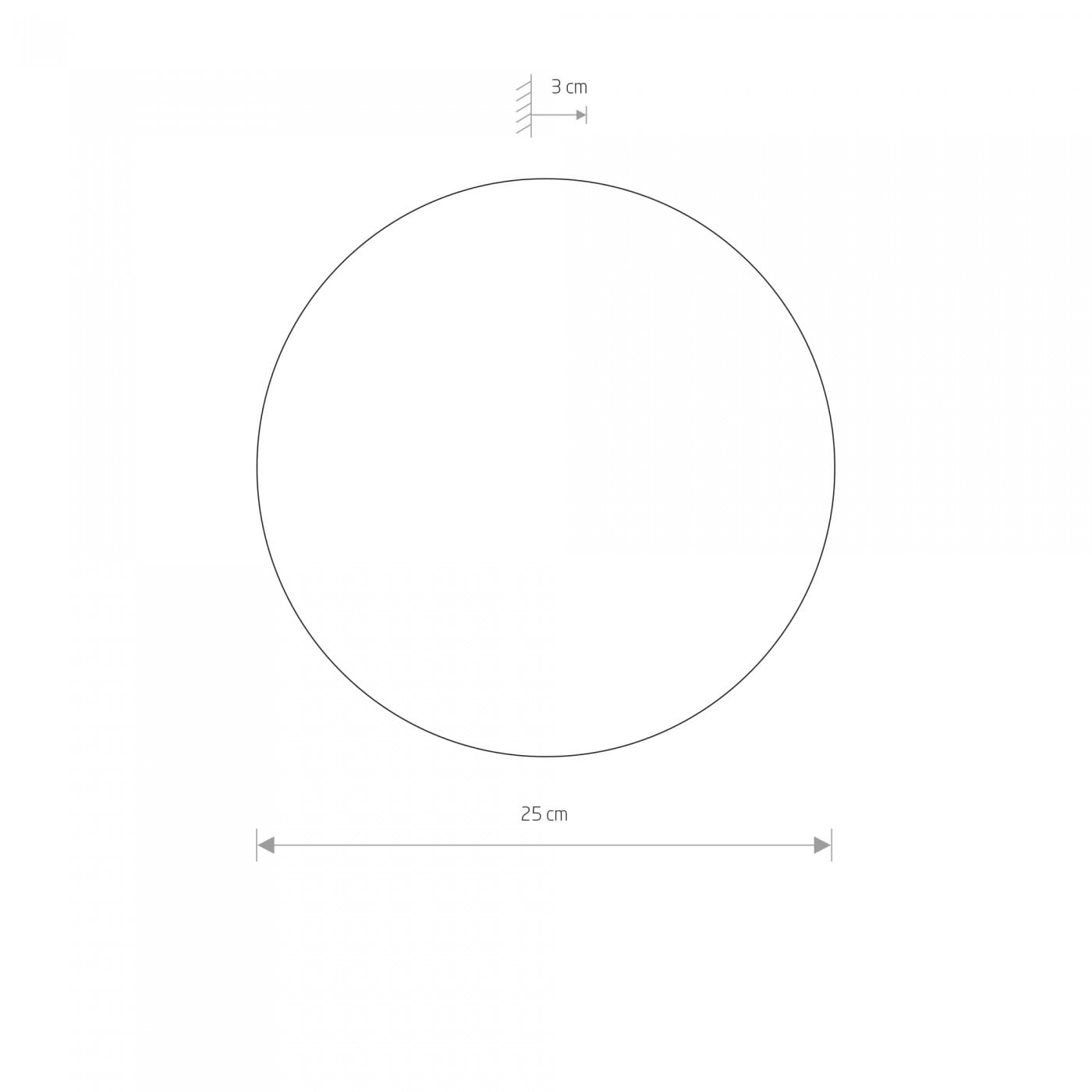 Brązowy kinkiet Ring M z jedną diodą LED o mocy 10W. Okrągły kształt, średnica 25 cm, grubość 3 cm. Prosty design, sprawdzi się w różnych aranżacjach wnętrz. Idealny do montażu na ścianie.